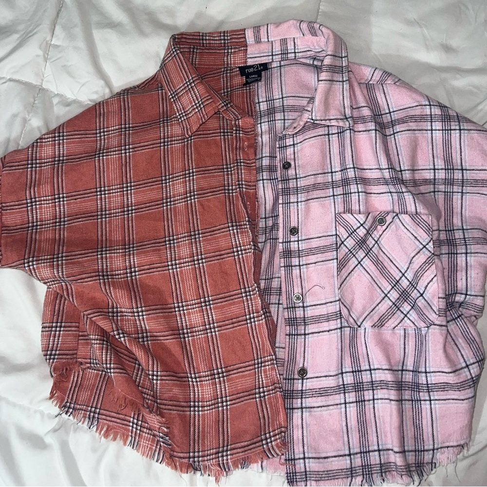 Rue 21 plus flannel!